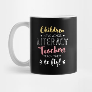 Literacy Teacher Gifts - Beautiful Wings Quote Mug